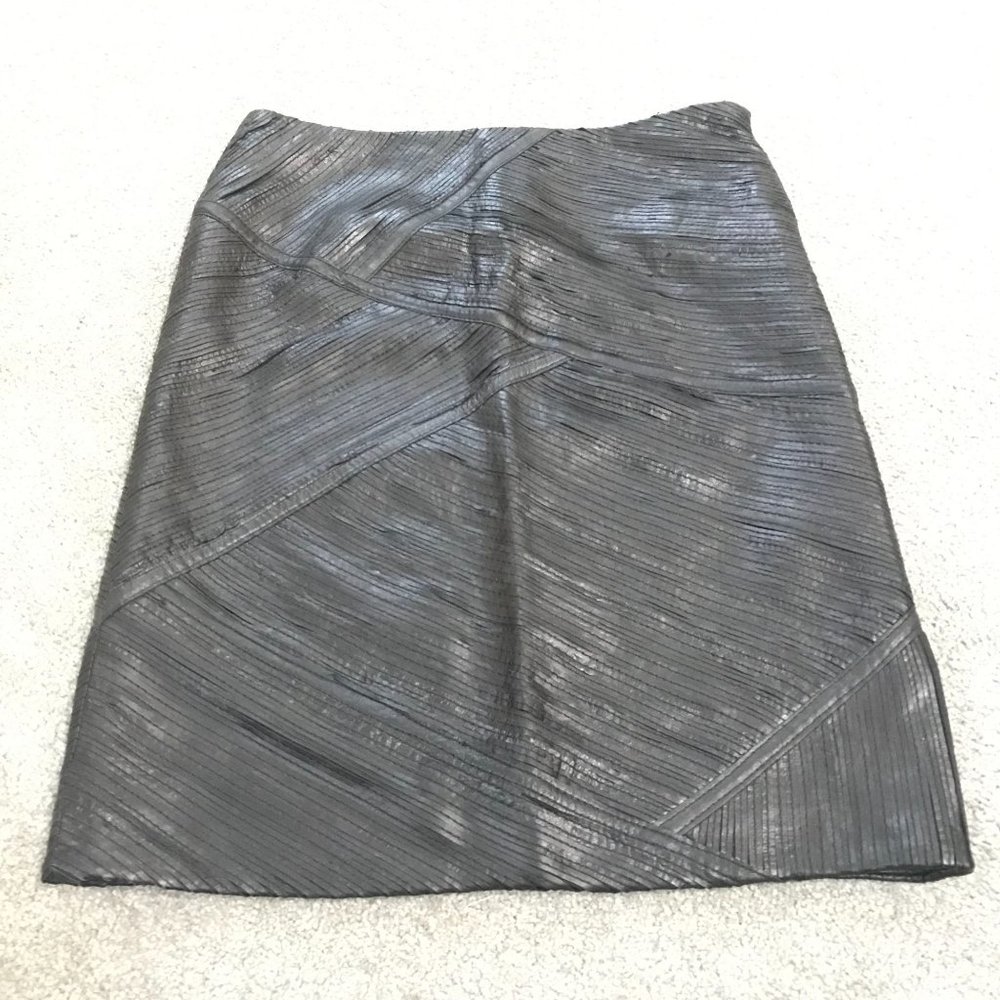 CUSP by Neiman Marcus: Like New Leather Skirt